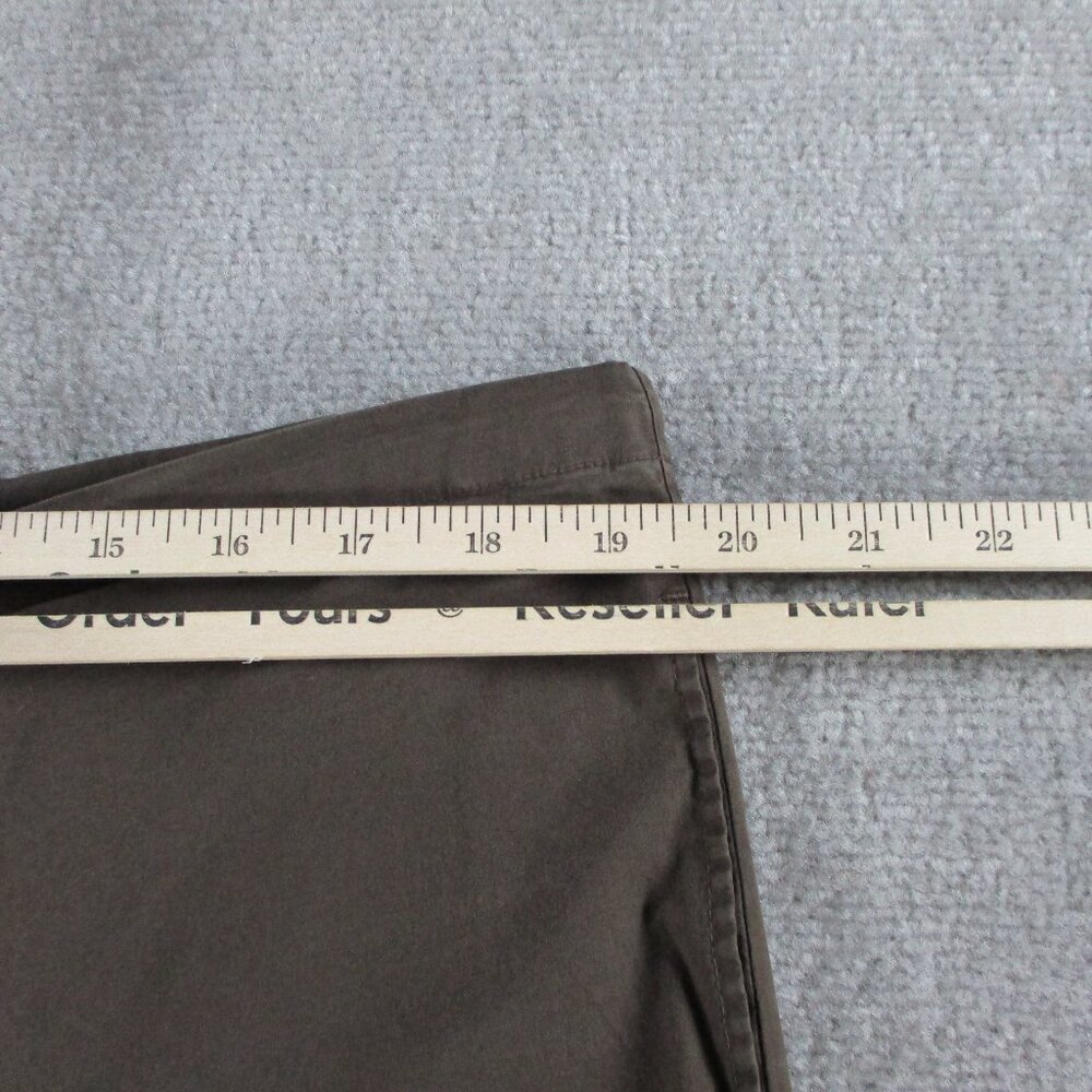 SKIMS Cotton Poplin Pants Womens Medium Brown Washed Dark Sepia Wide Leg NWT NEW - Picture 7 of 13